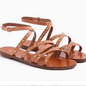 JCrew Ankle Wrap Sandals